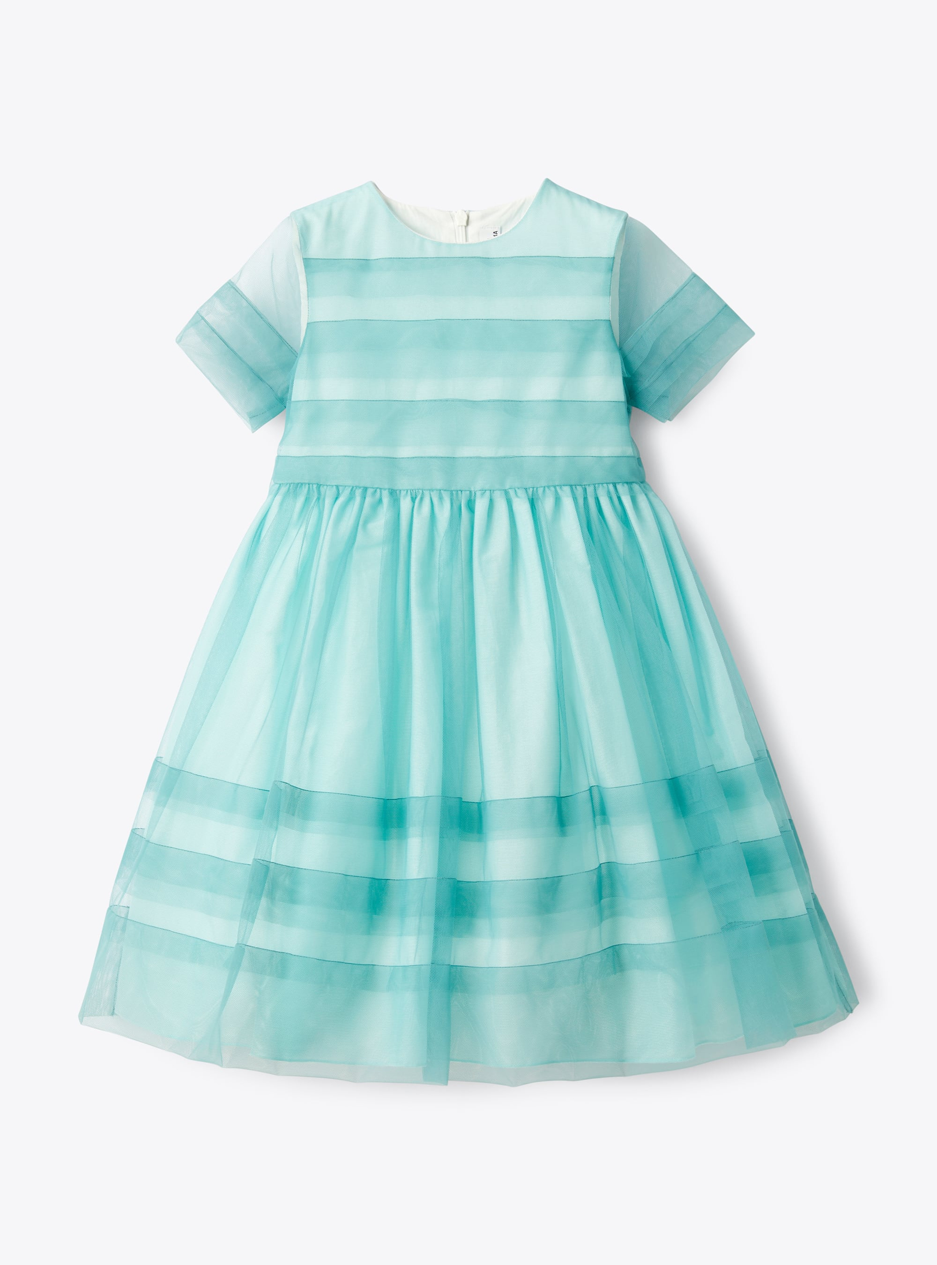 Dress in tulle with a pleated pattern - Dresses - Il Gufo