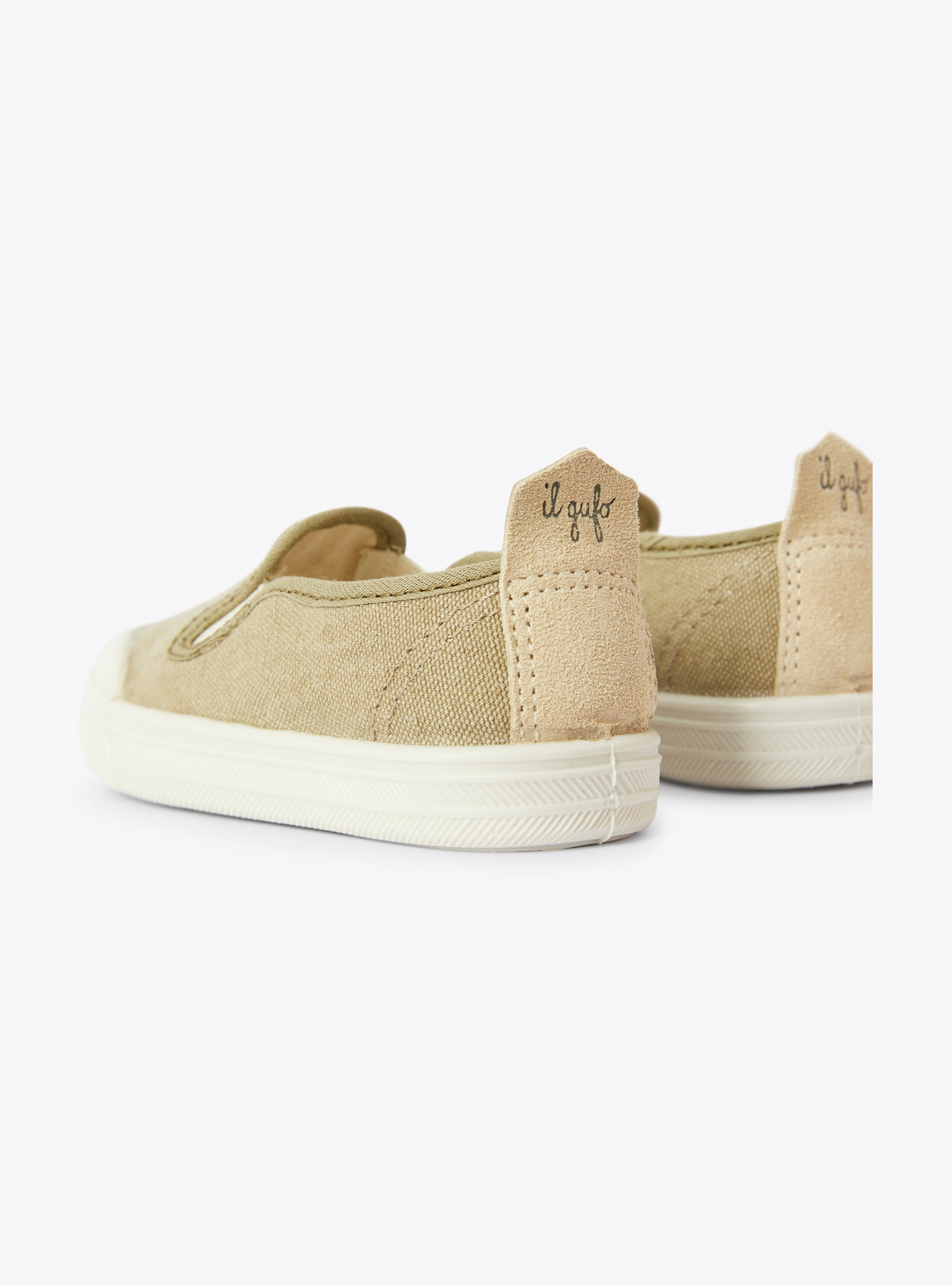 Baskets slip-on en toile - Vert | Il Gufo