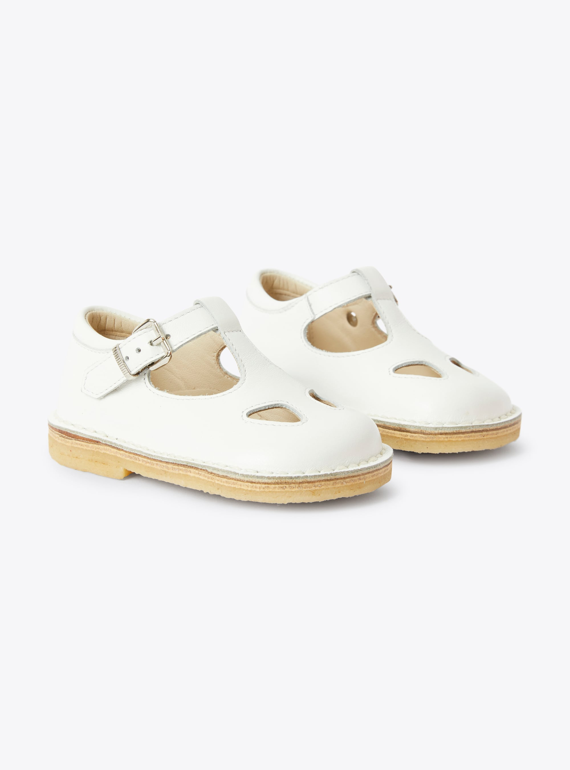 Leather sandals with eyelets. - Shoes - Il Gufo