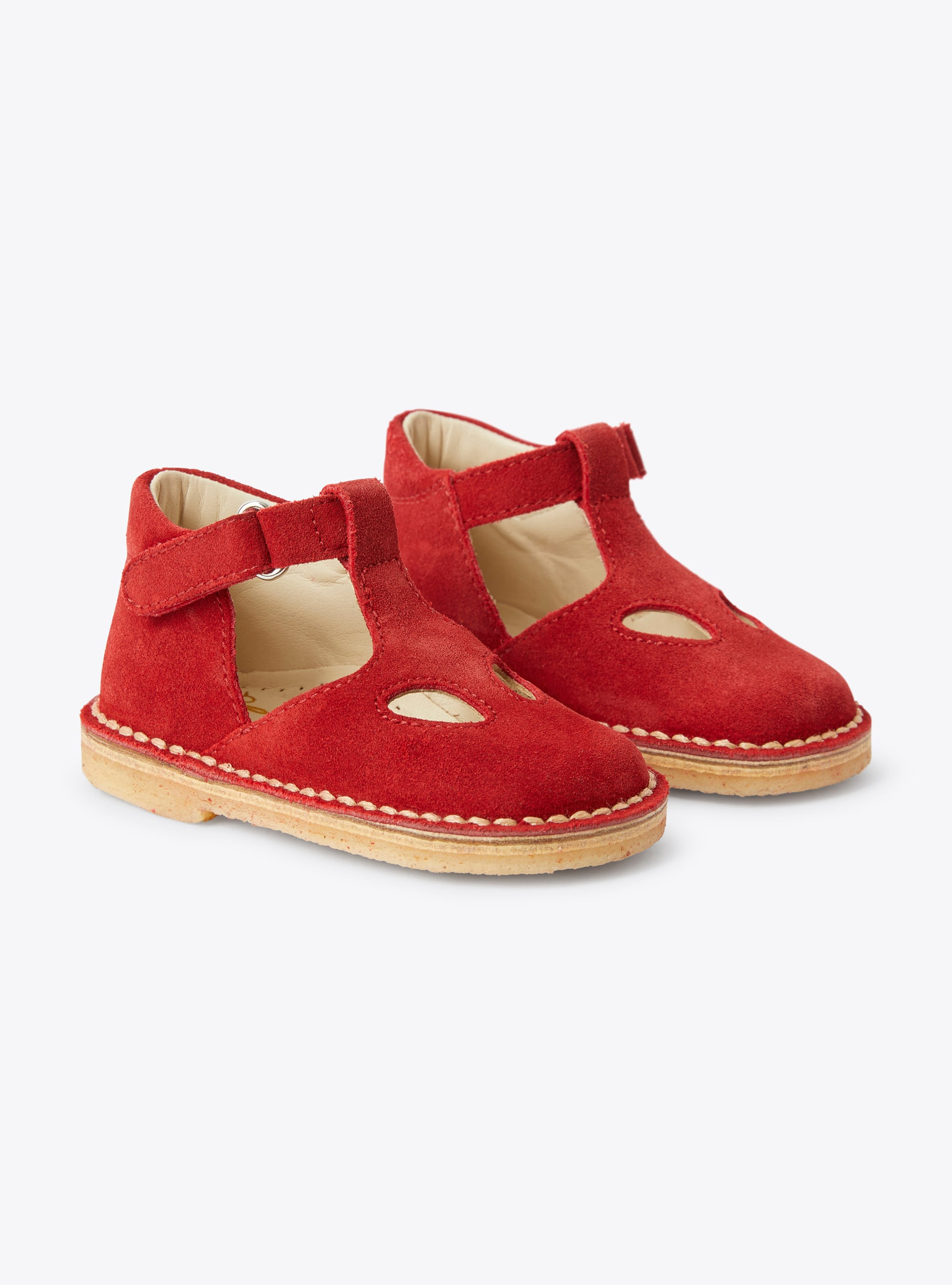 High sandal in nubuck leather with eyelet detailing - Shoes - Il Gufo