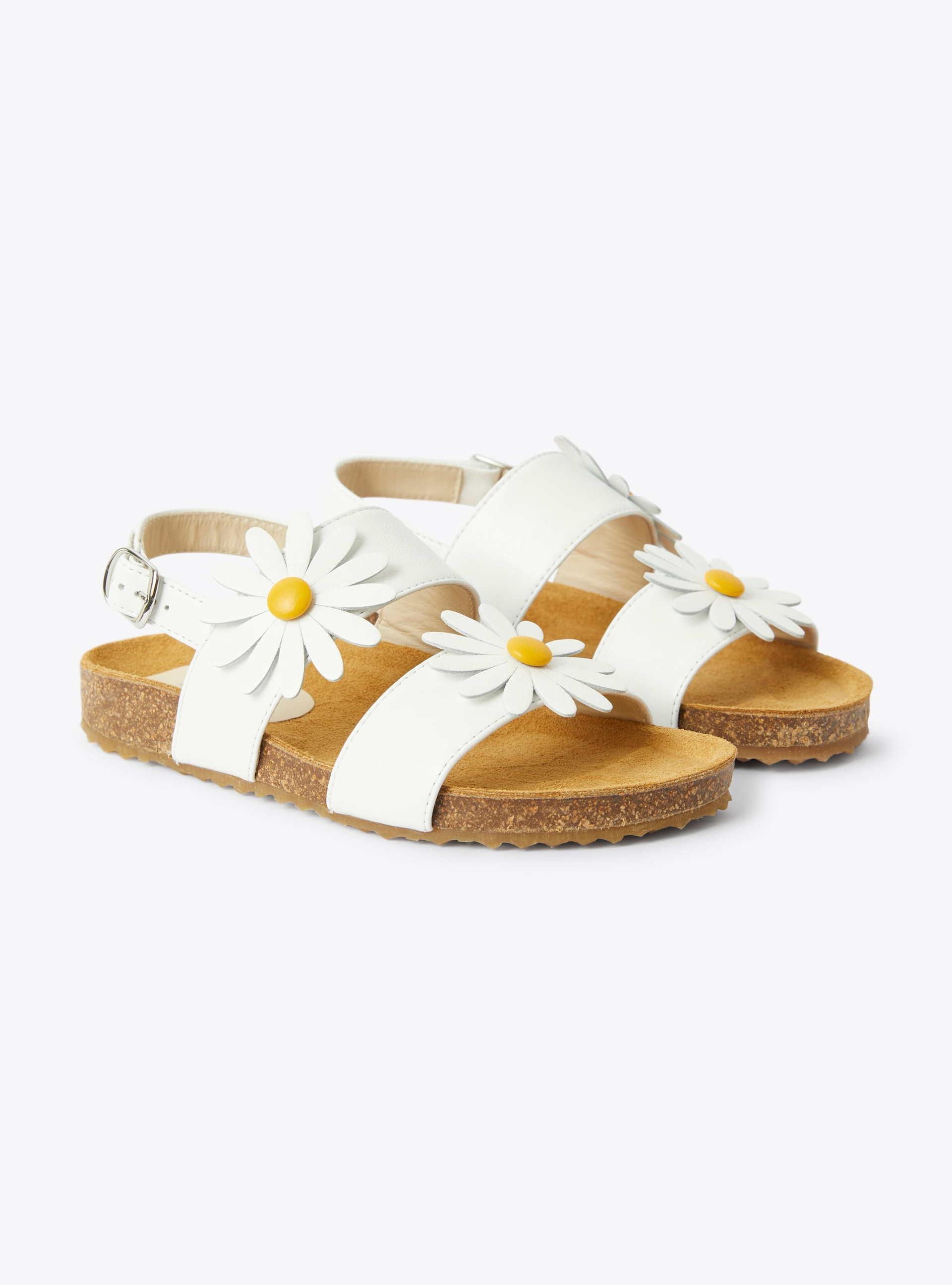 Sandal with applied flowers - Shoes - Il Gufo