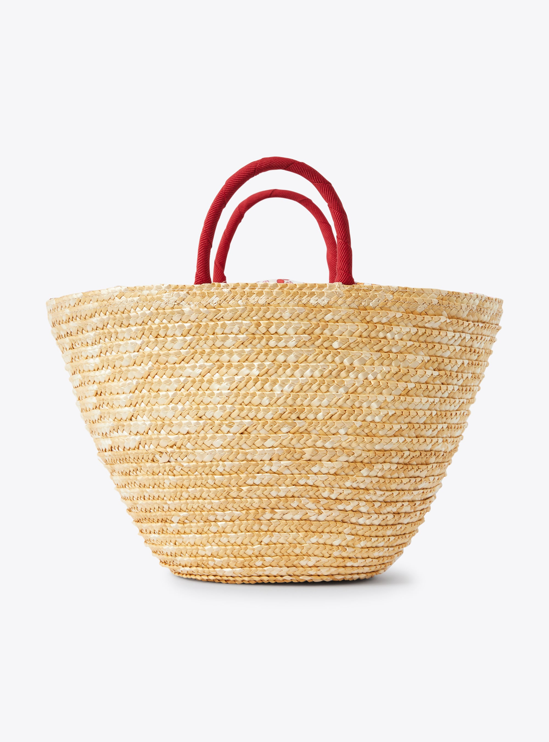 Raffia bag with Liberty Fabric insert - Accessories - Il Gufo