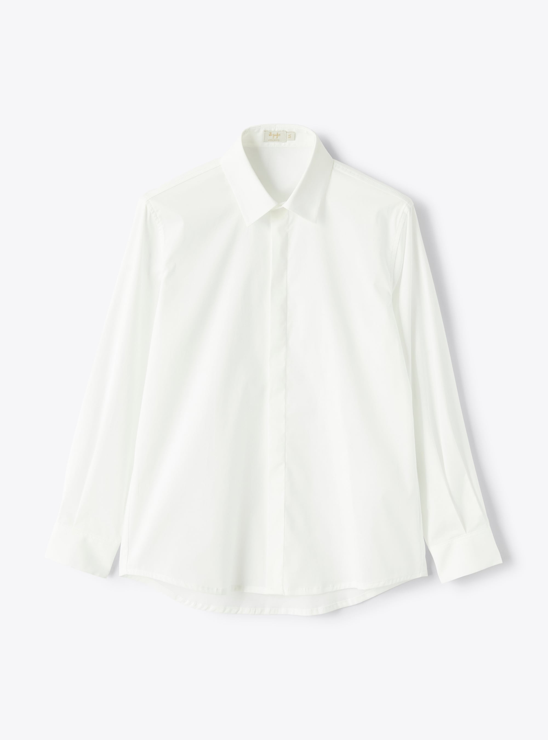Chemise en popeline stretch - Chemise - Il Gufo