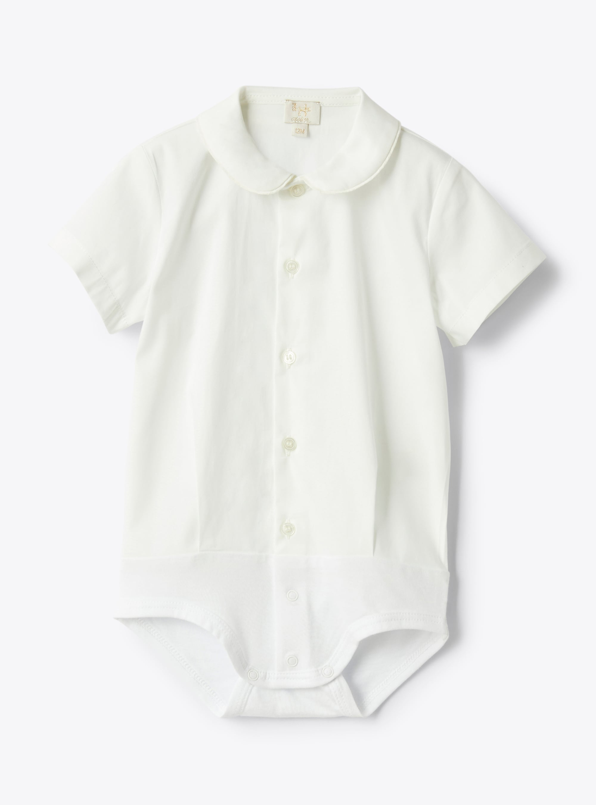 Linen shirt and pants set - White | Il Gufo