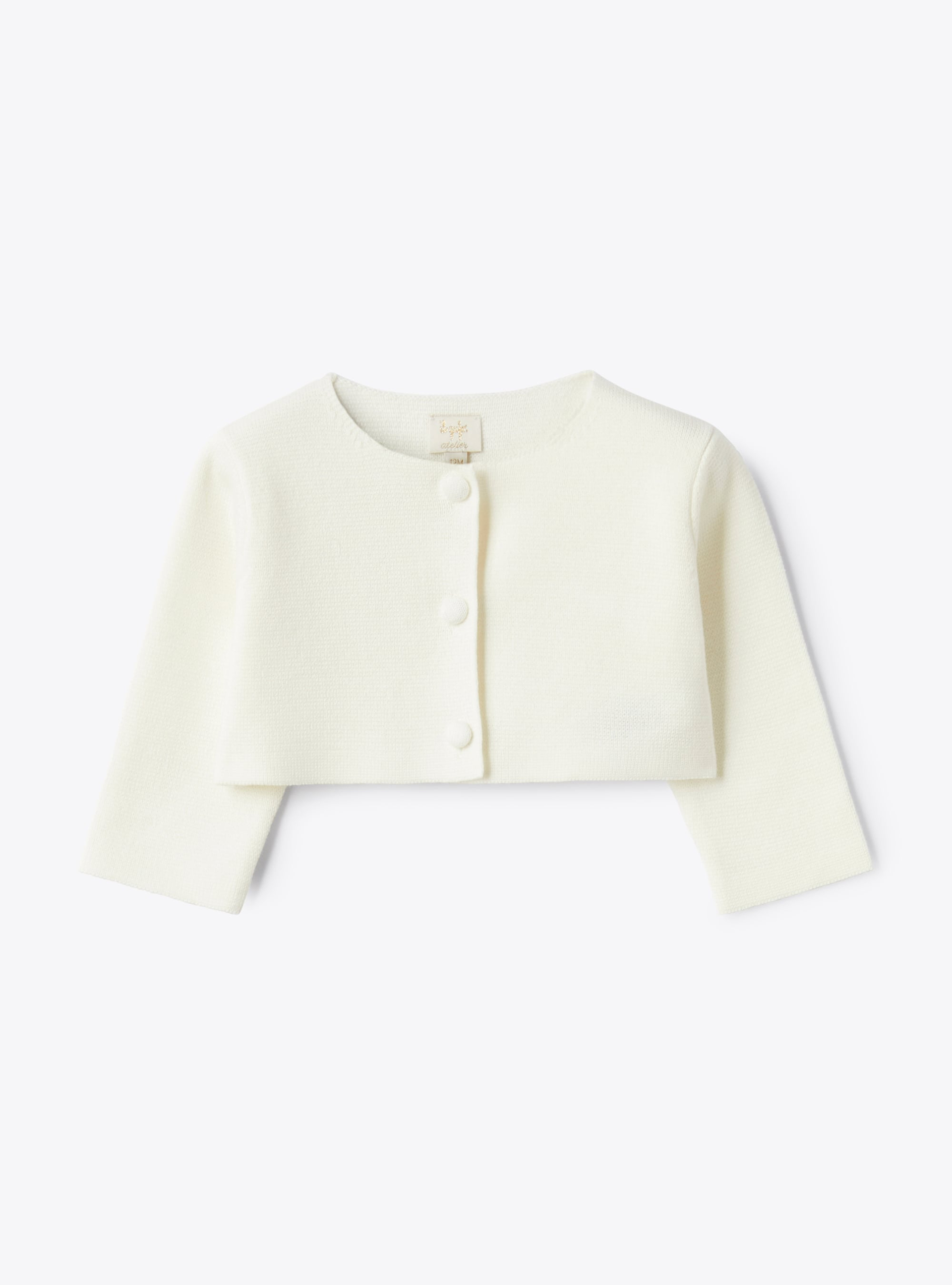 Cardigan tricot blanc lait - Pulls - Il Gufo