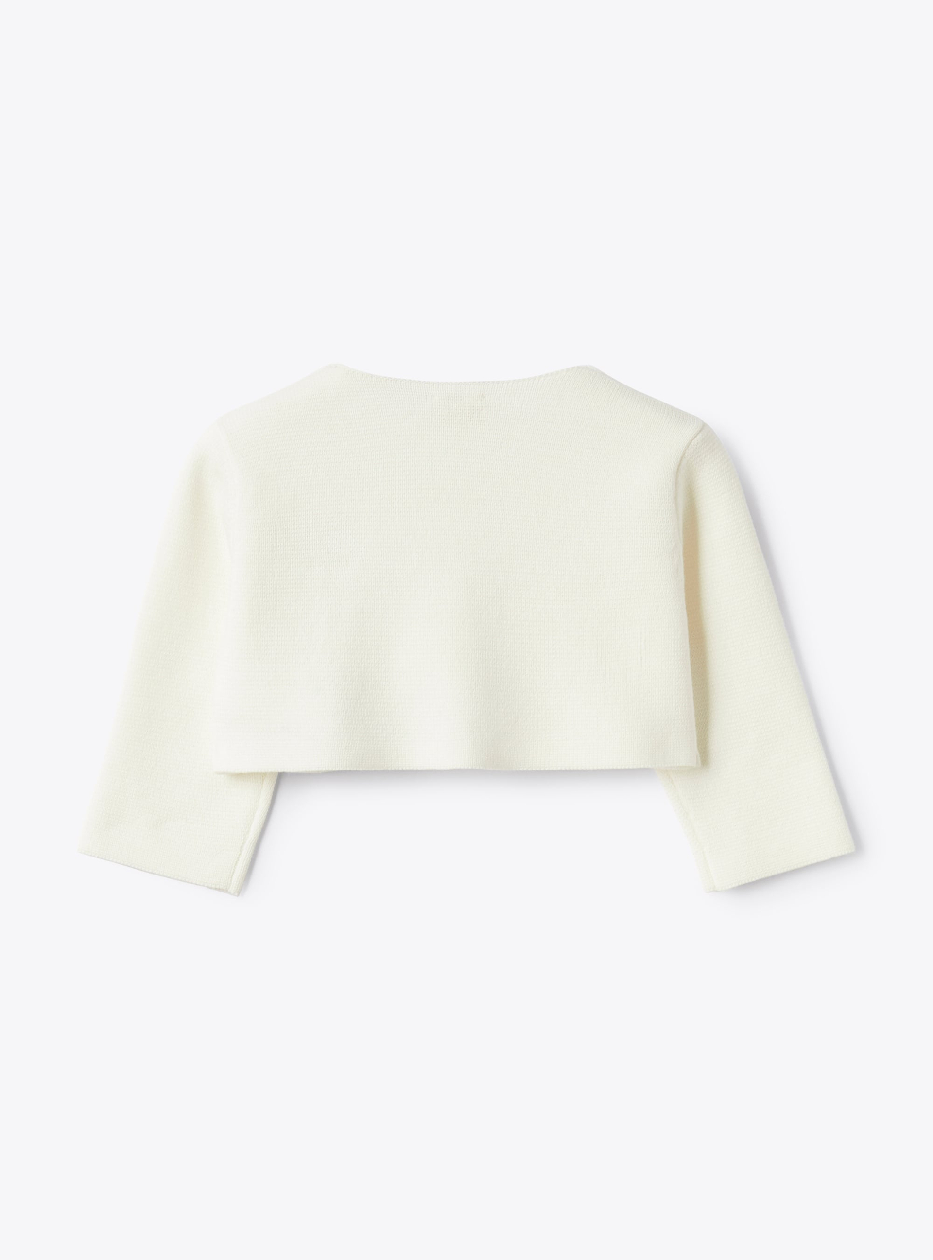 Cardigan tricot bianco latte - Bianco | Il Gufo