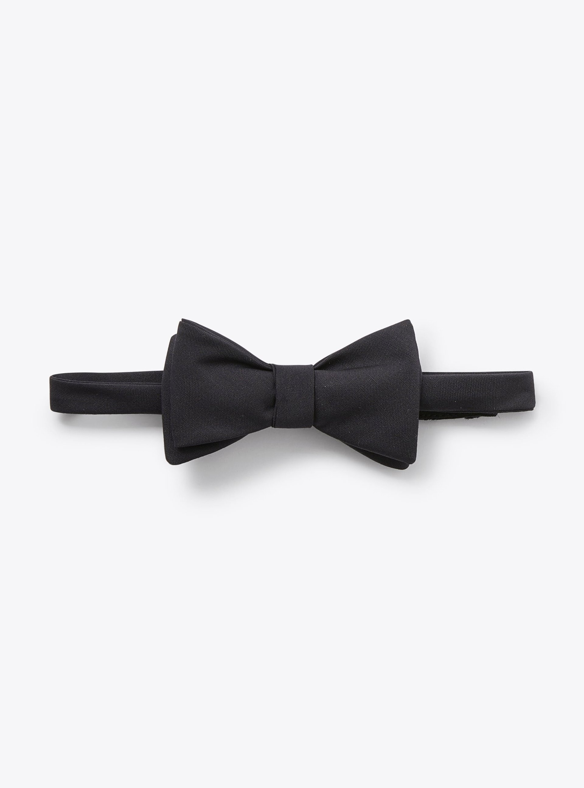 Bow tie in blue Tasmanian wool - Blue | Il Gufo