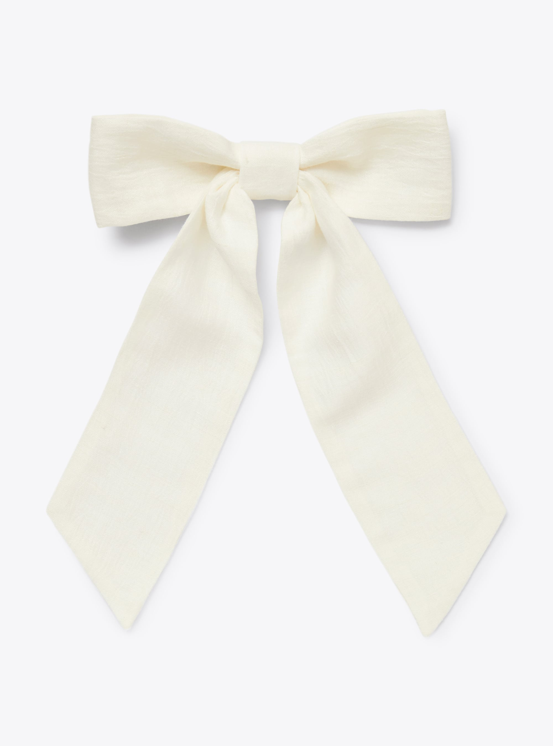 Linen hair bow - Accessories - Il Gufo