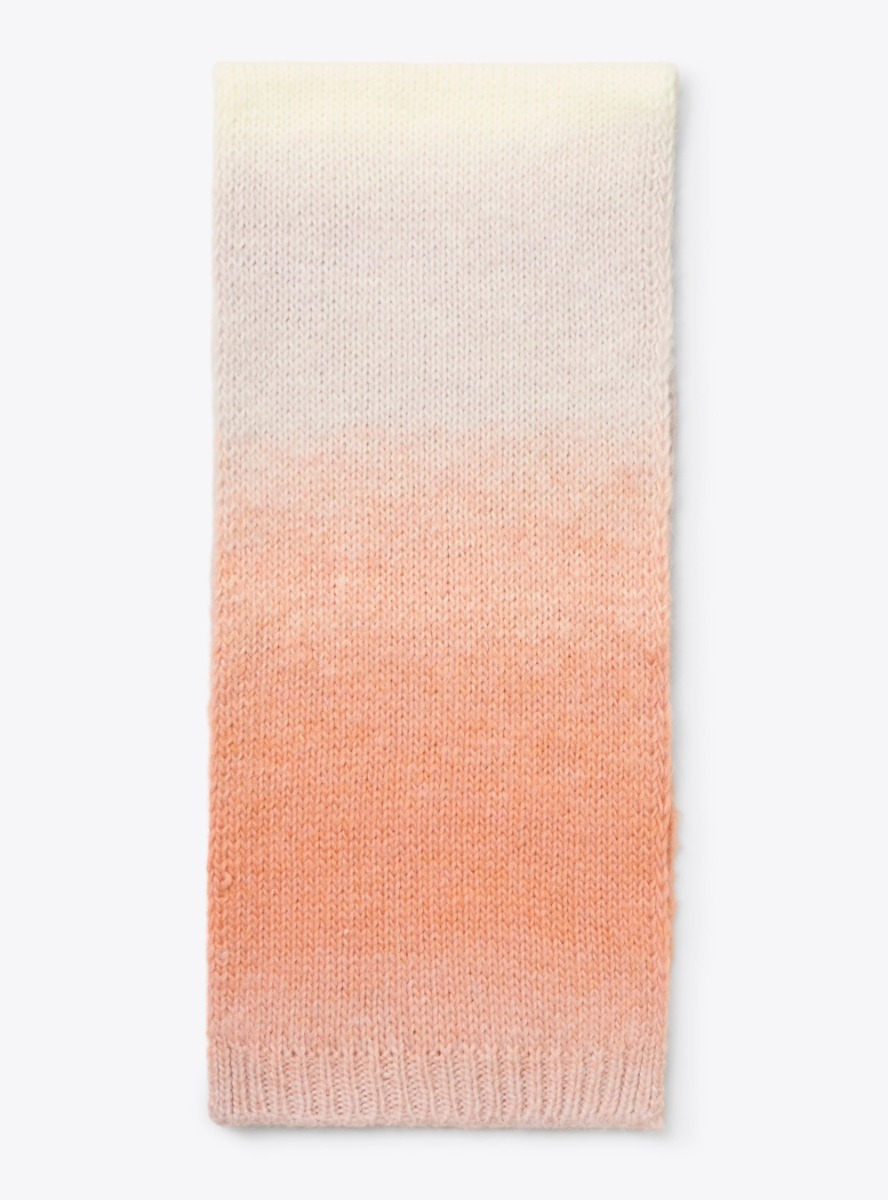 Schattierter Schal aus Wollmischung - Rose | Il Gufo