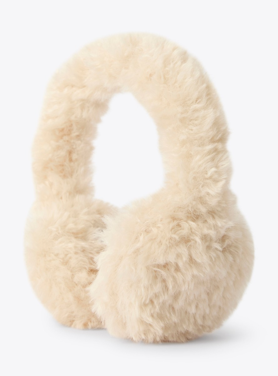 Eco-fur earmuffs - Beige | Il Gufo