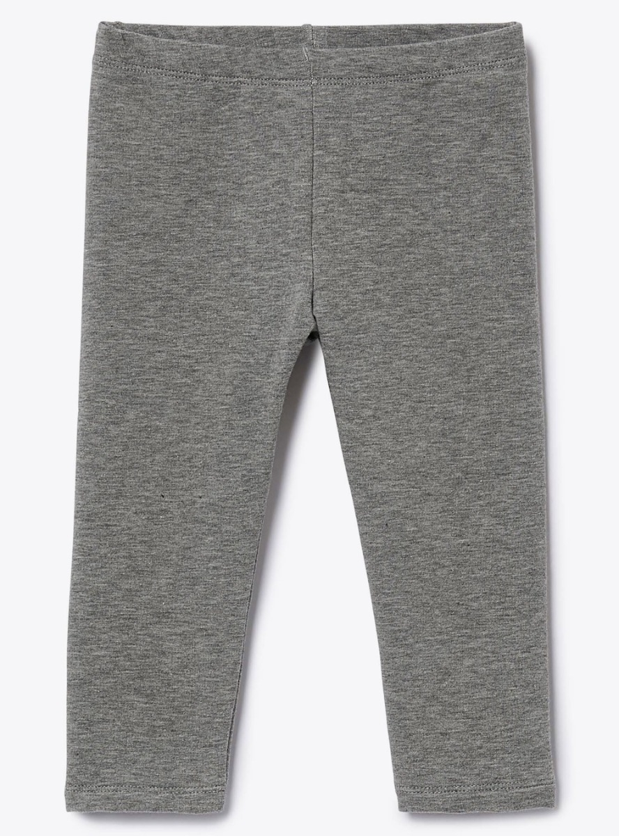 Leggings in felpa di cotone - Grigio | Il Gufo