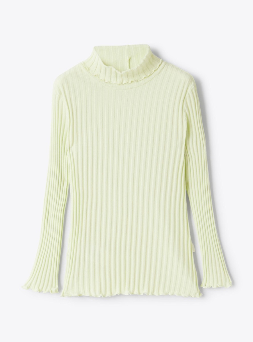Ribbed turtleneck T-shirt - T-shirts - Il Gufo