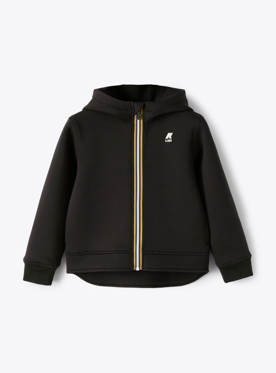 Neoprene Jacket P. Alec - Black | Il Gufo