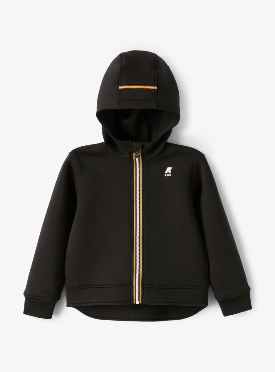 Neoprene Jacket P. Alec - Black | Il Gufo