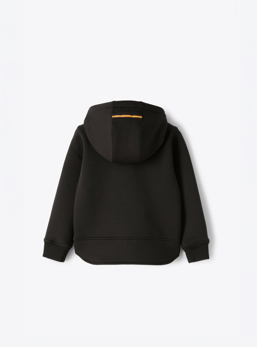 Neoprene Jacket P. Alec - Black | Il Gufo