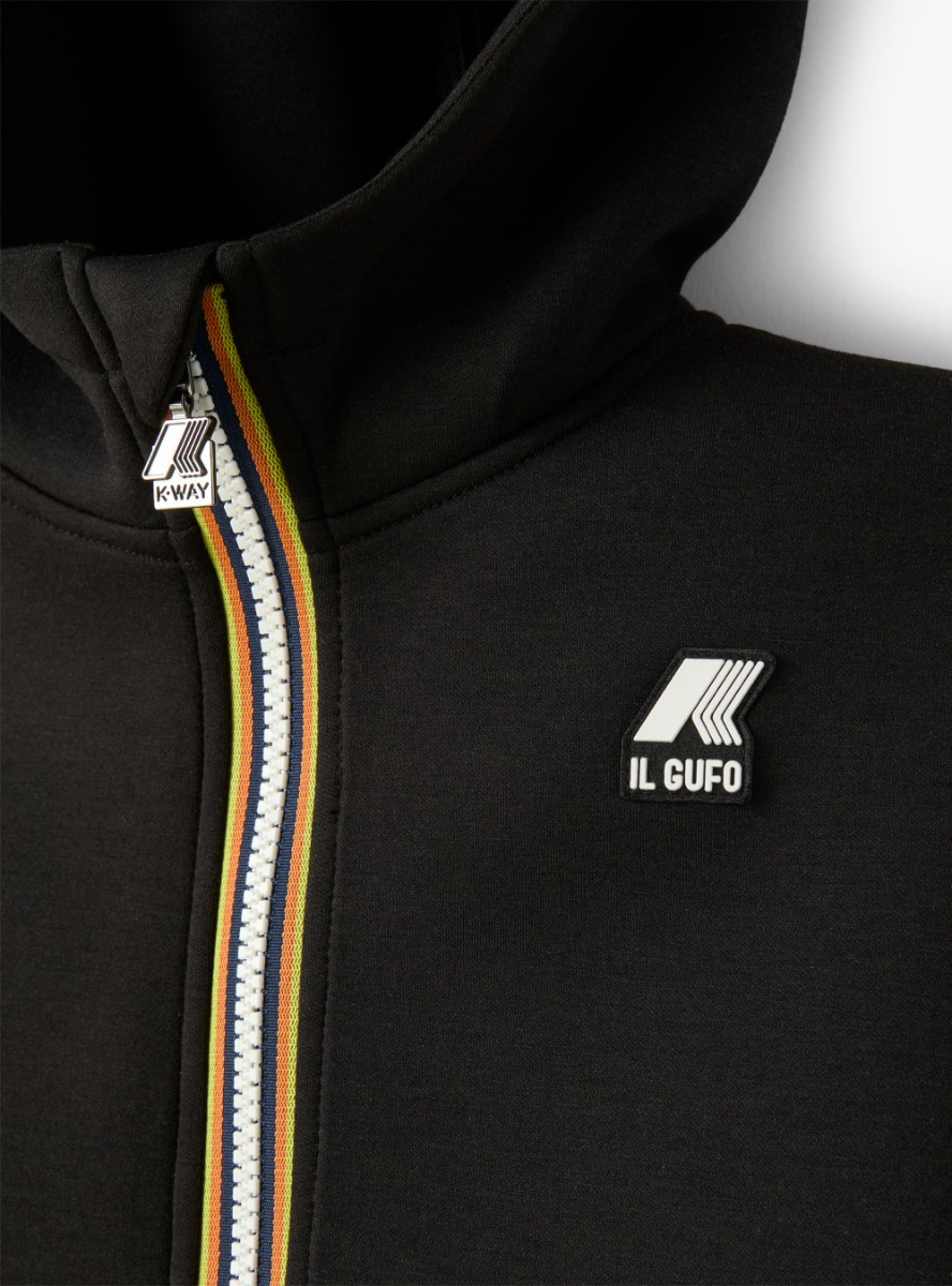Neoprene Jacket P. Alec - Black | Il Gufo