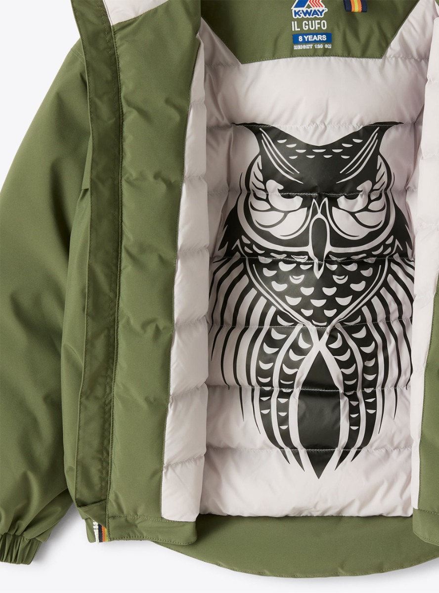 Padded Jacket P. Diegue - Green | Il Gufo
