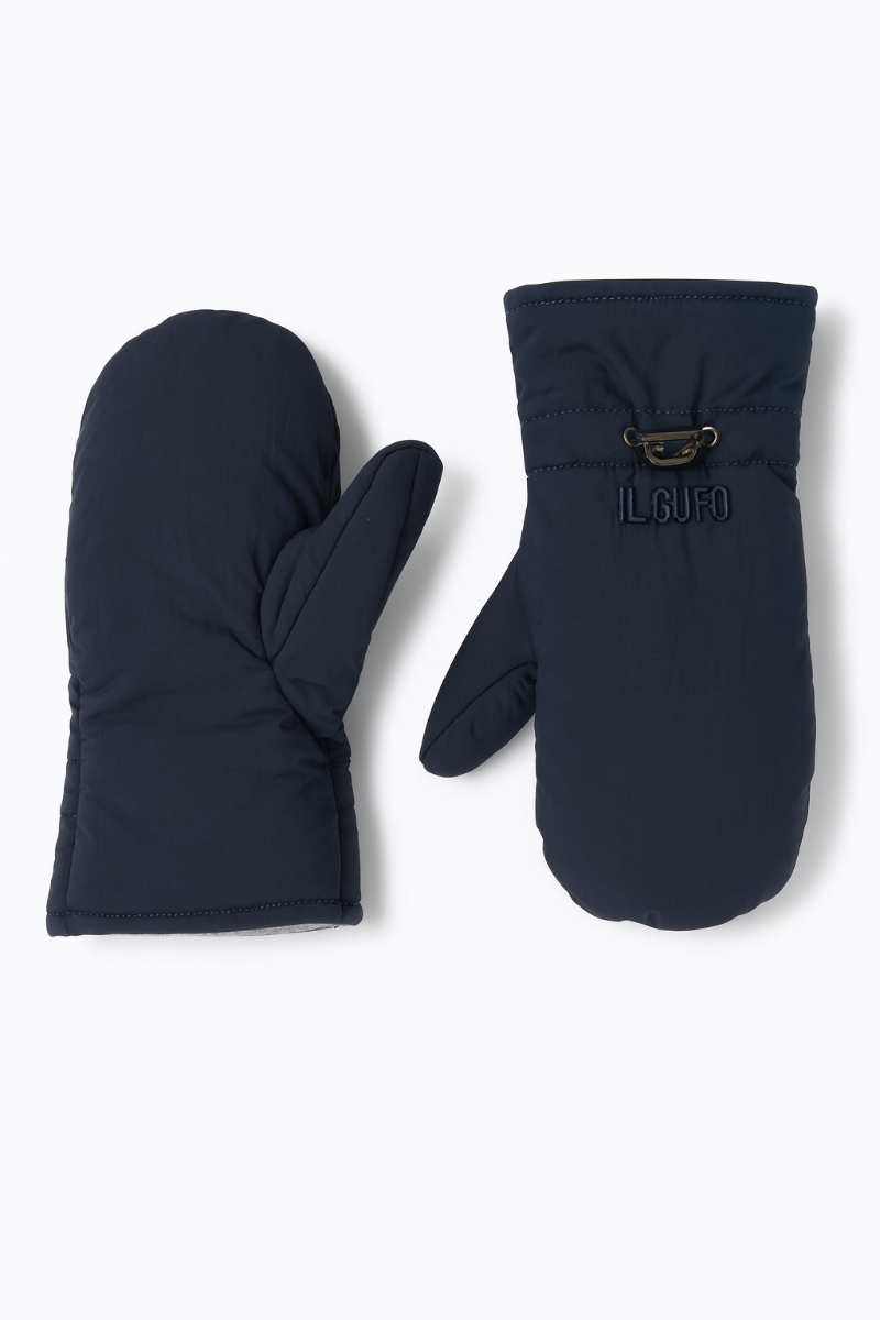 Recycled nylon gloves - Blue | Il Gufo