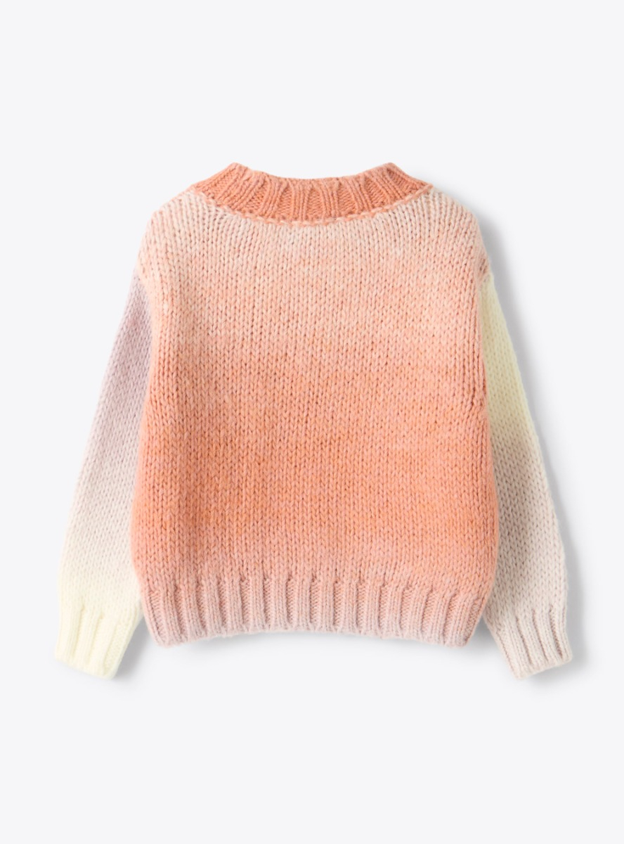 Ombre wool-blend sweater - Pink | Il Gufo