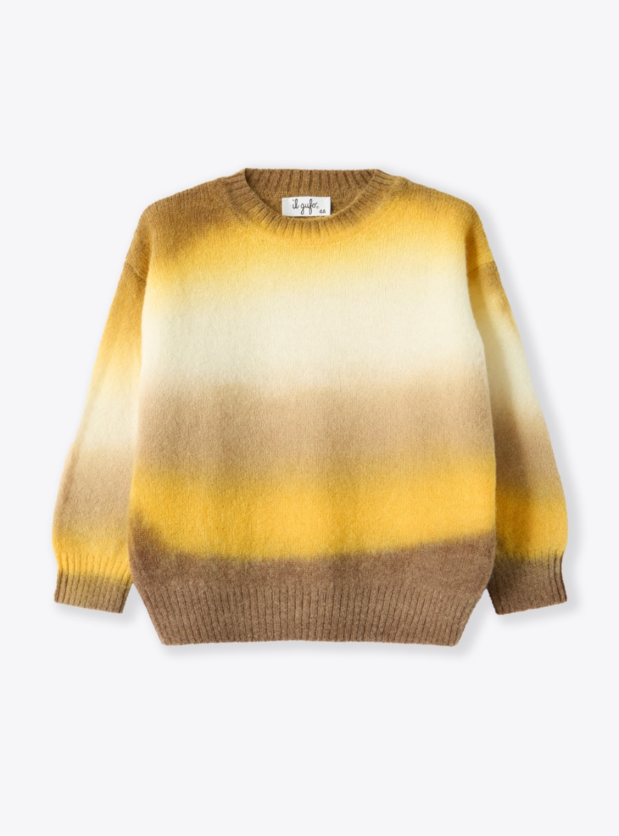 Ombre alpaca-blend sweater - Yellow | Il Gufo