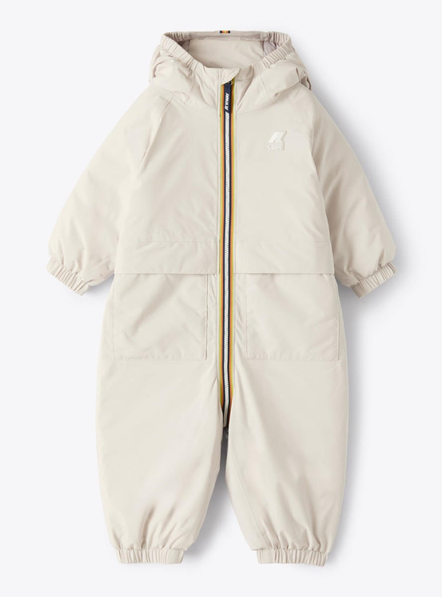 Padded Snowsuit P. Celeste - Grey | Il Gufo