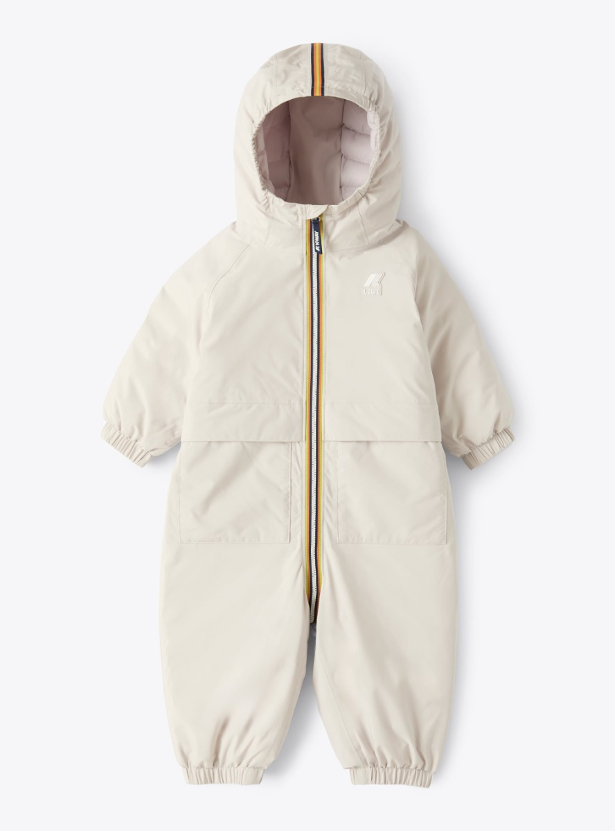 Padded Snowsuit P. Celeste - Grey | Il Gufo