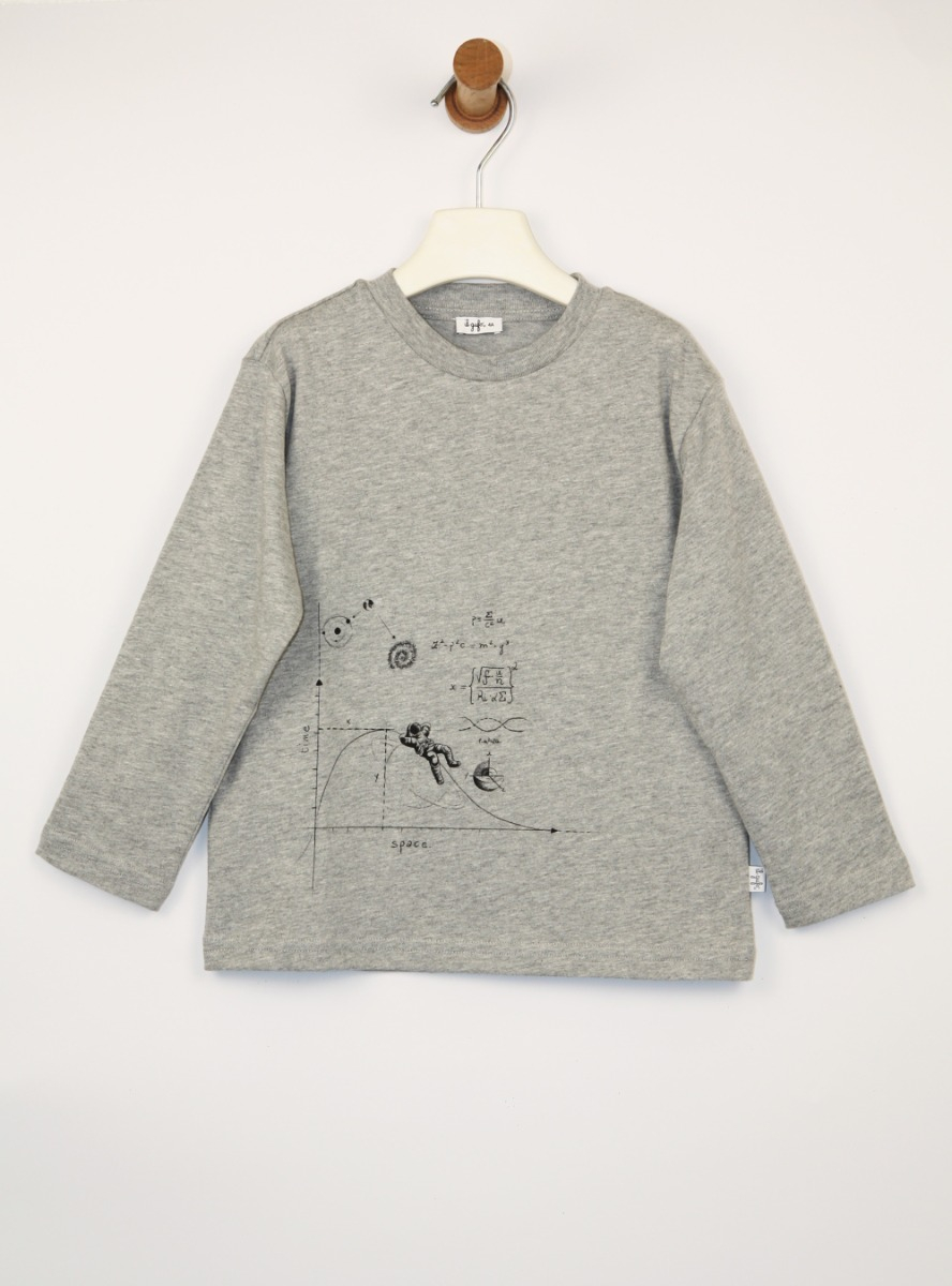 Long-sleeve t-shirt with print - T-shirts - Il Gufo