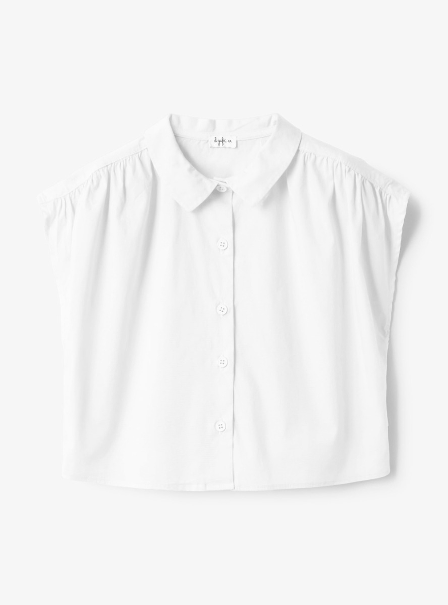 Bluse aus Baumwoll-Popeline - Hemden - Il Gufo