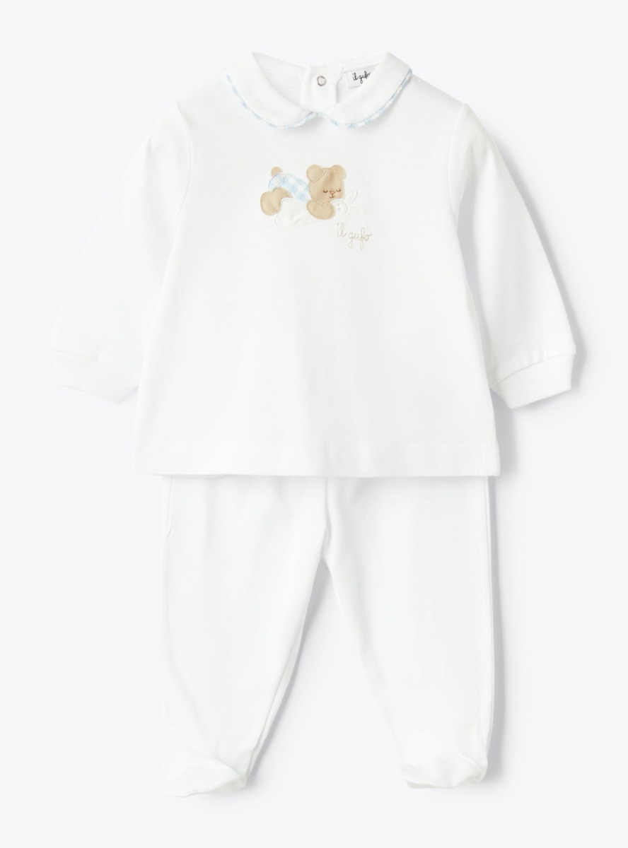 Tutina due pezzi in jersey di cotone - Completi due pezzi - Il Gufo