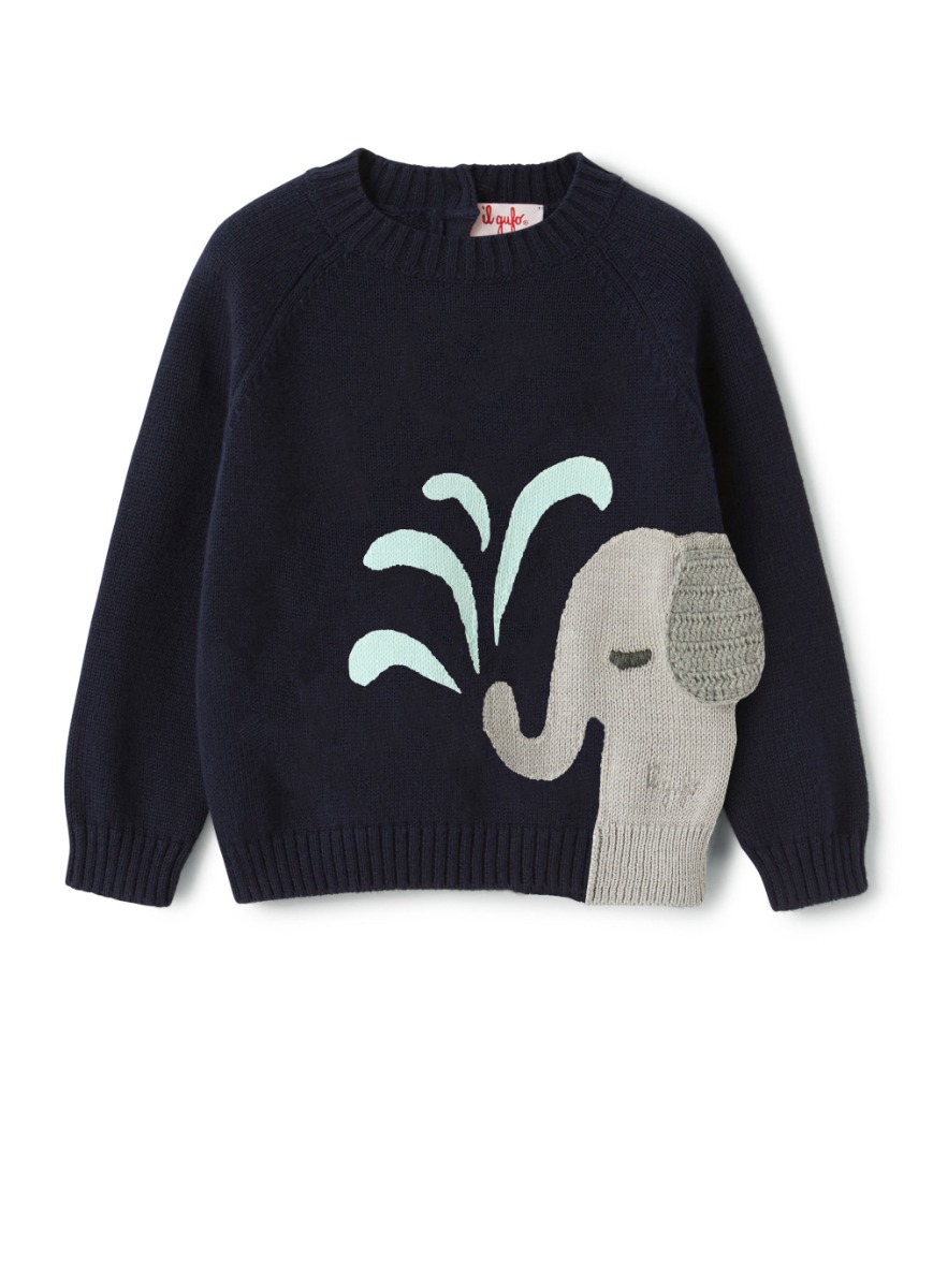 Organic cotton sweater - Sweaters - Il Gufo