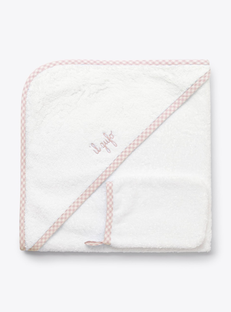 Terry cloth set with towel and mitt - Accessories - Il Gufo