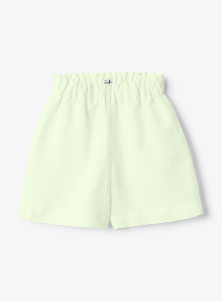 Linen bermuda shorts - Trousers - Il Gufo