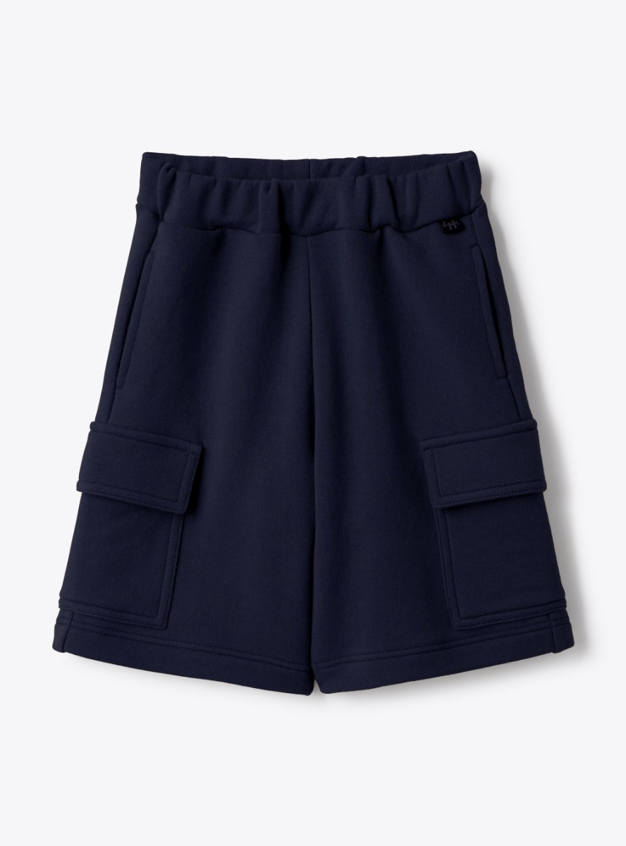Cotton fleece bermuda shorts - Trousers - Il Gufo
