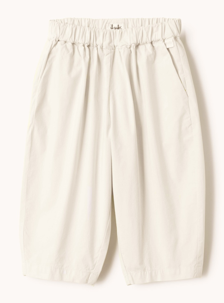 Pantalone barrel in popeline - Pantaloni - Il Gufo