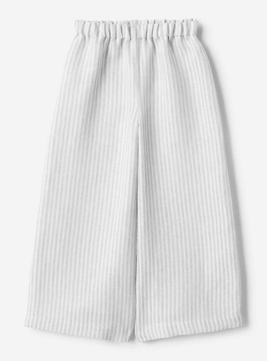 Striped linen pants - Trousers - Il Gufo
