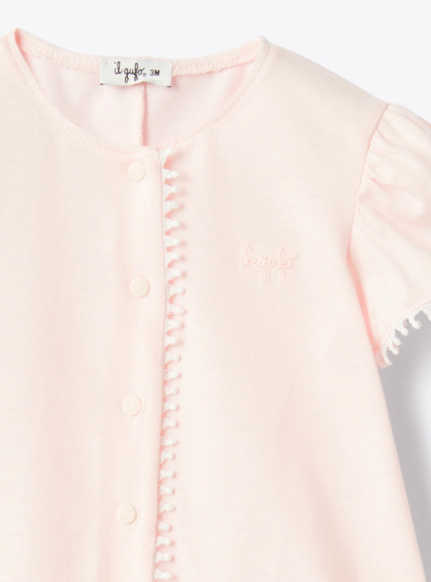 Jersey romper - Pink | Il Gufo