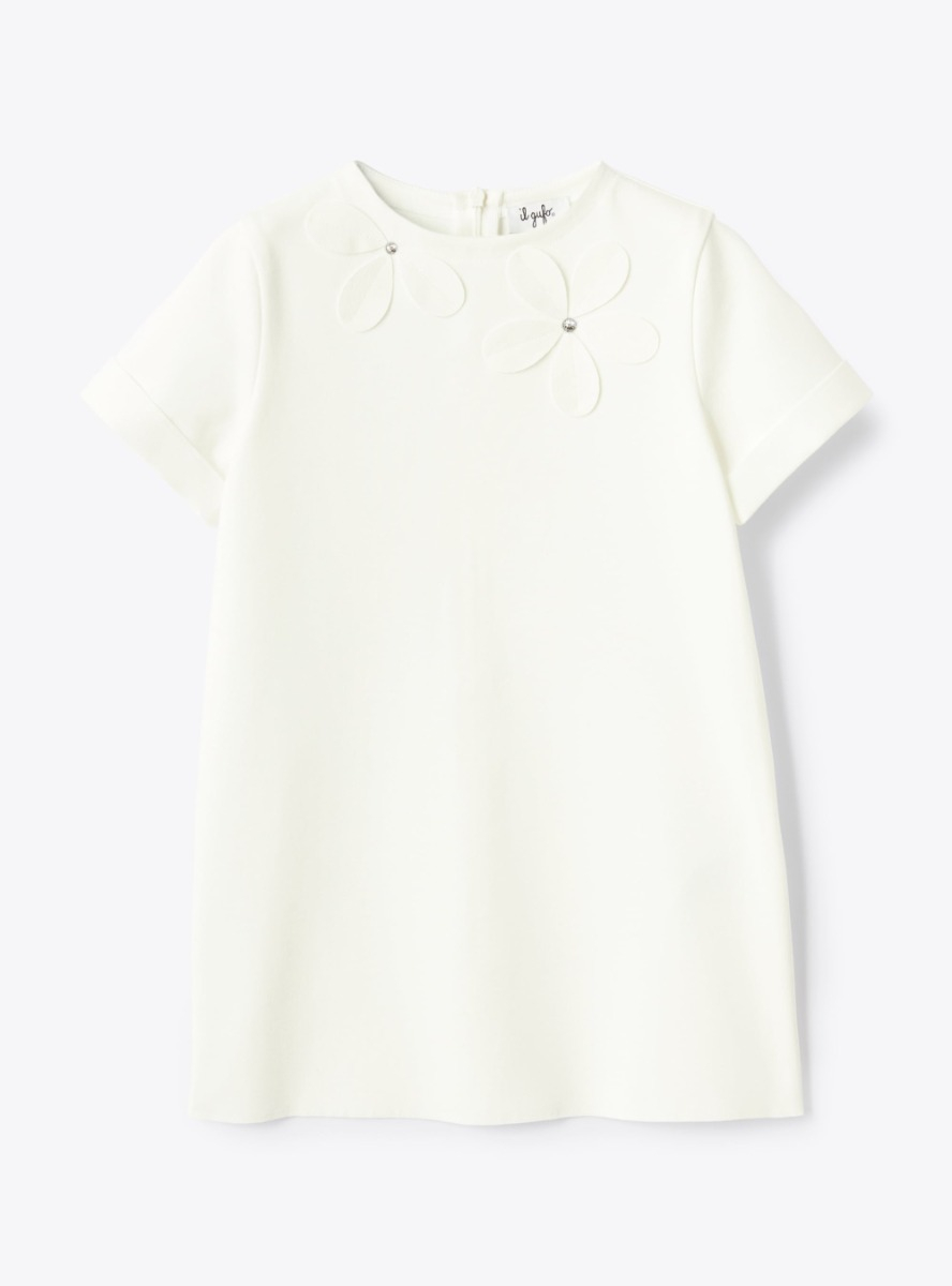 Trapezkleid aus Milano-Punto - Kleider - Il Gufo