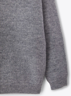 crew-neck sweater in grey cashmere - Grey | Il Gufo