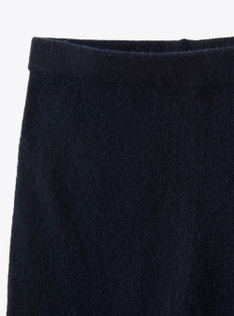 Navy merino wool leggings - Blue | Il Gufo