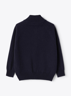 Cardigan en cachemire - Bleu | Il Gufo
