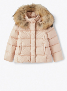 Taffeta down jacket - Pink | Il Gufo