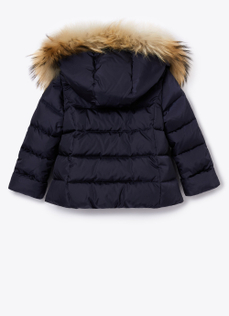 Taffeta down jacket - Blue | Il Gufo