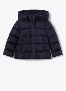 Taffeta down jacket - Blue | Il Gufo