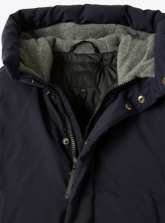 Technical nylon down jacket - Blue | Il Gufo