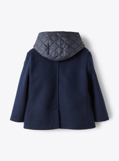 techno-wool caban - Blue | Il Gufo