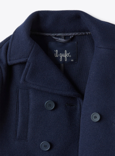techno-wool caban - Blue | Il Gufo