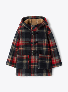Montgomery in panno check - Blu | Il Gufo