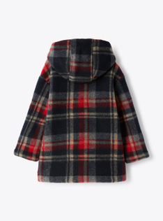 Montgomery in panno check - Blu | Il Gufo