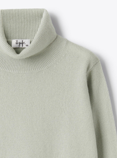 Rollkragenpullover aus Kaschmir - Hellblau | Il Gufo