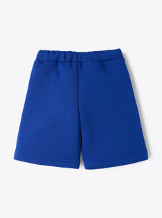 Bermuda in felpa garzata - Blu | Il Gufo